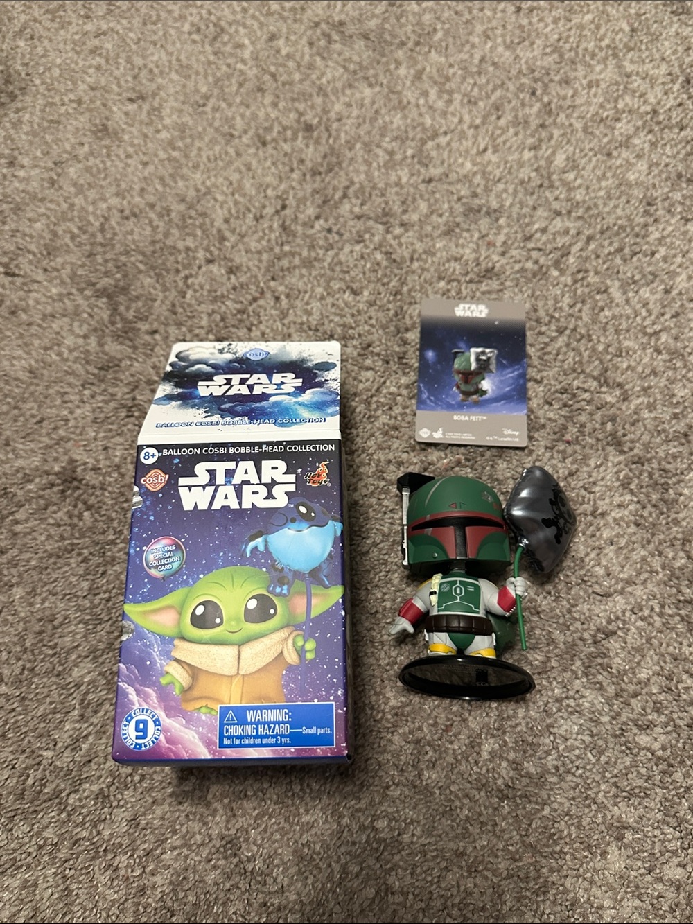Star Wars Balloon Cosbi Bobble-Head Boba Fett